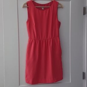 Coral JCrew Dress